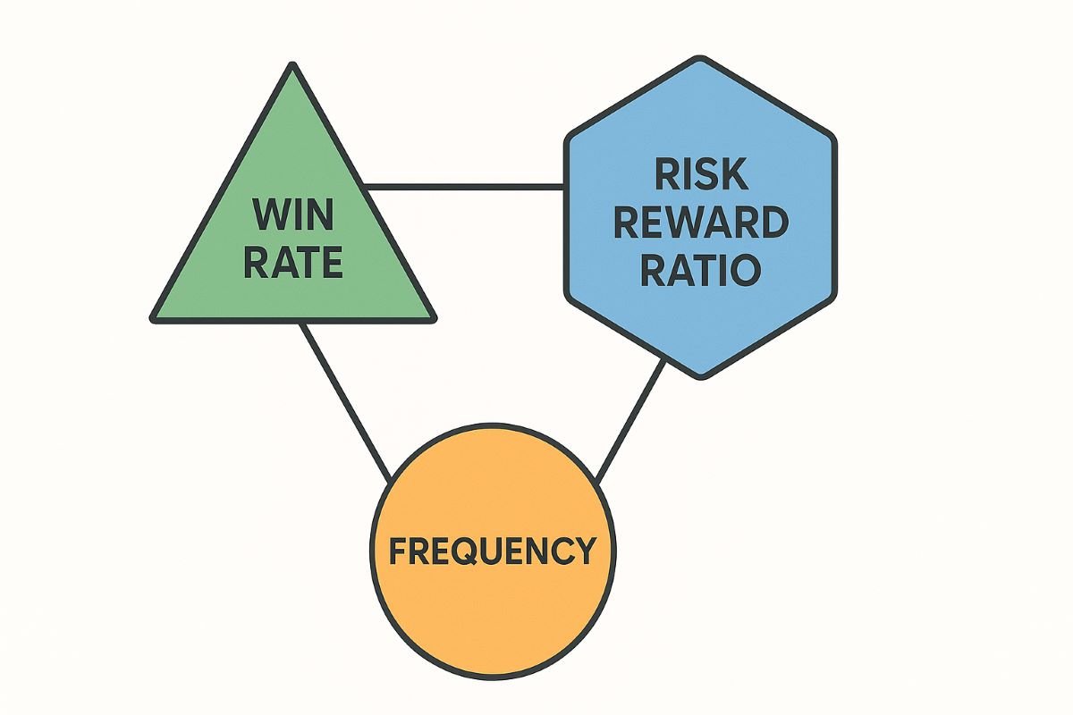 The three components of an edge: win rate, risk-reward, and frequency